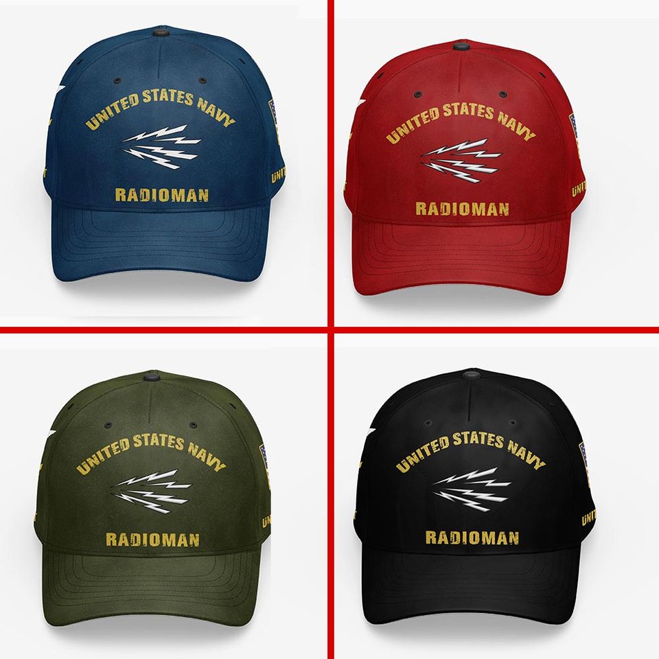 Customized Navy Ratings Classic Cap