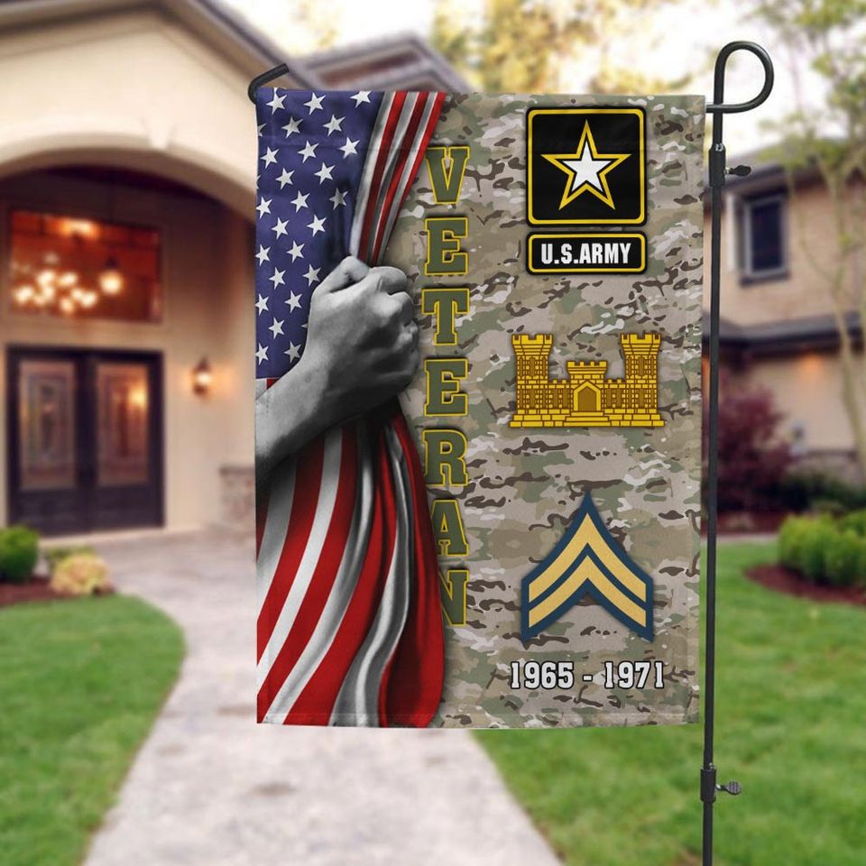 Customized Army Branches Garden Flag