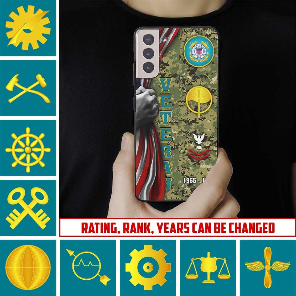 Customized Coast Guard Rating Phone Case
