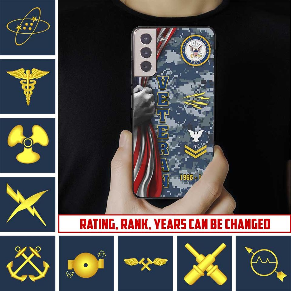 Customized Navy Ratings Phone Case
