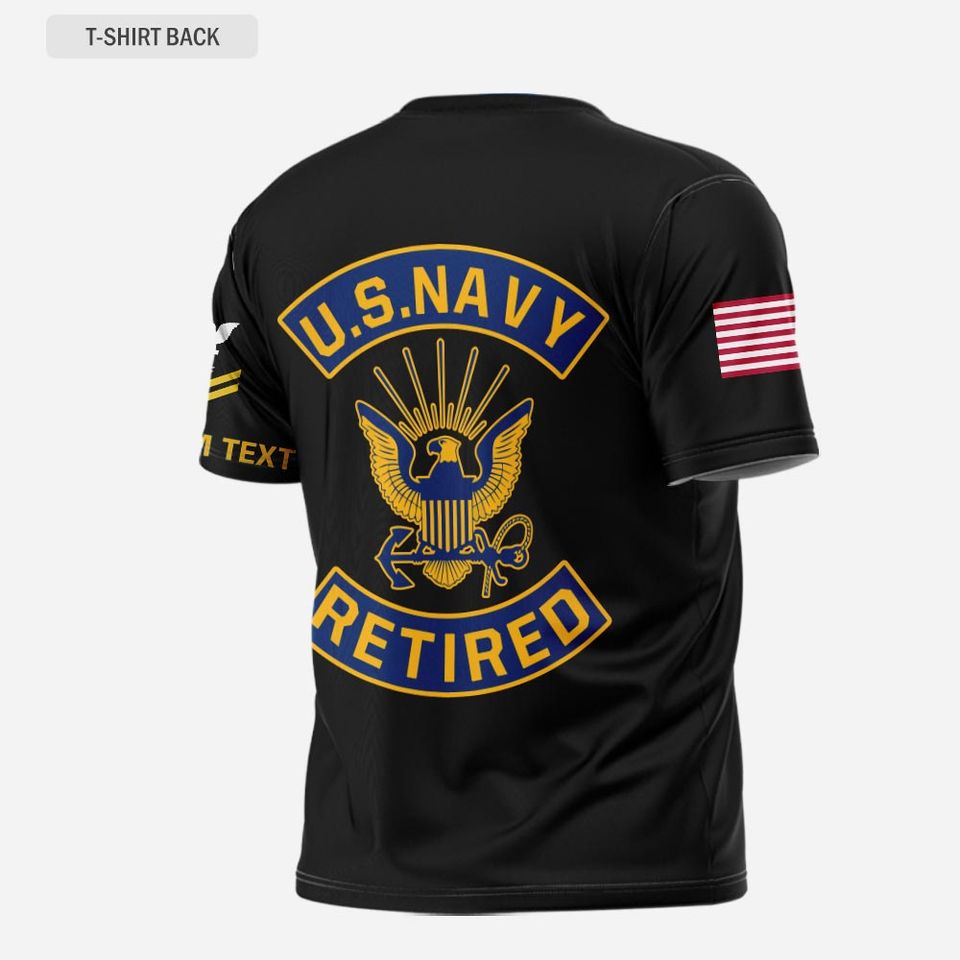 Customized US Navy Retired