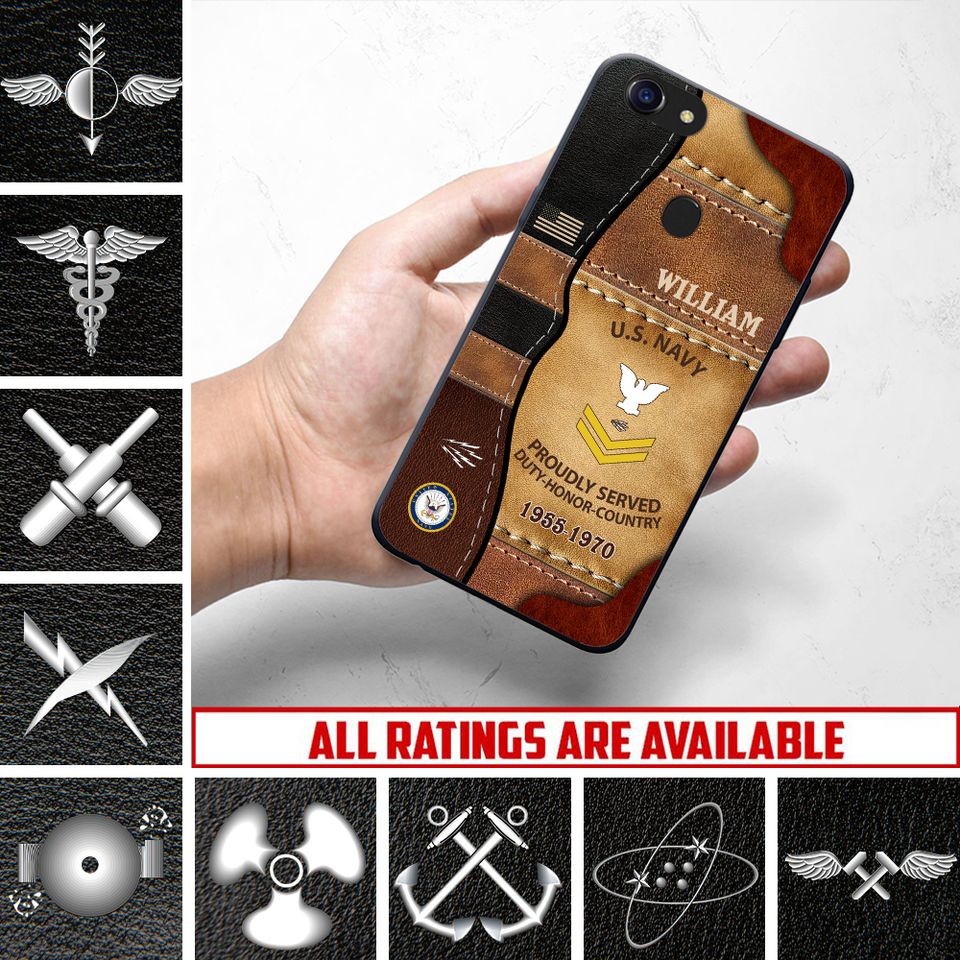 Customized Navy Ratings Phone Case