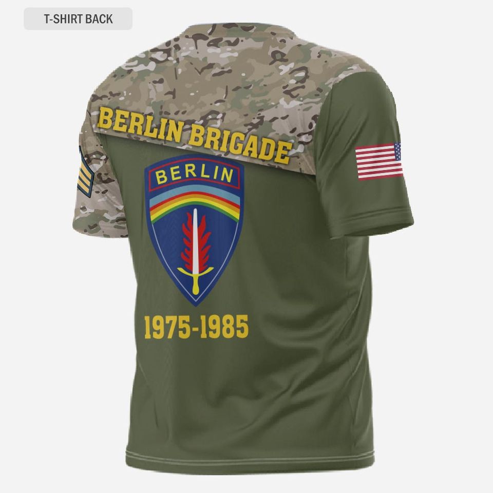 Customized Army Divisions 3D T-Shirt