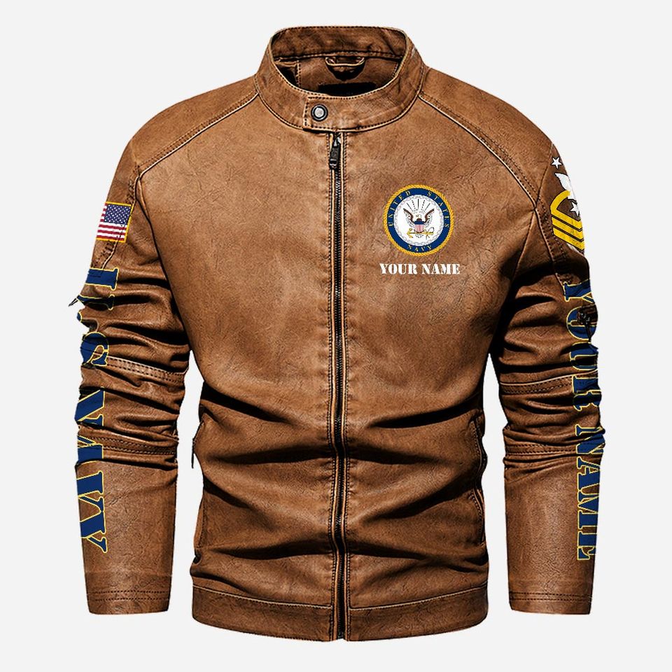 I Served My Country What Did You Do Stand Collar Leather Jackets