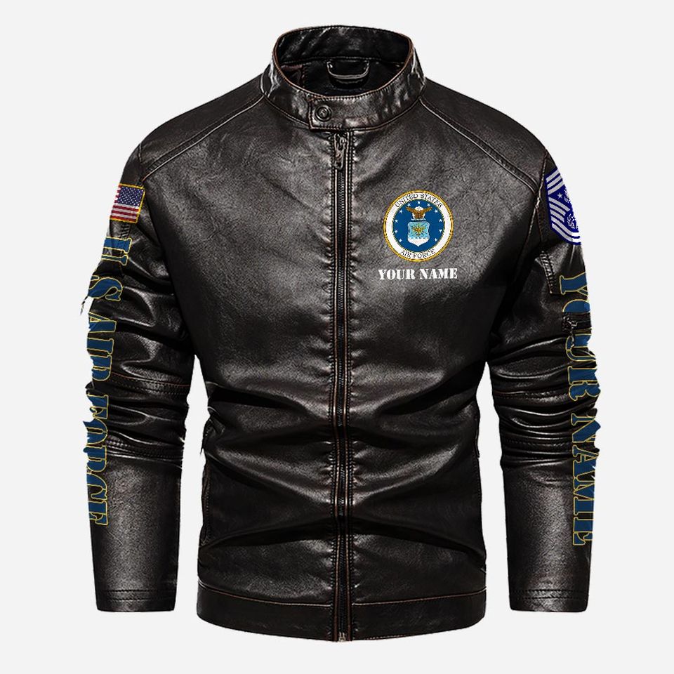 I Served My Country What Did You Do Stand Collar Leather Jackets