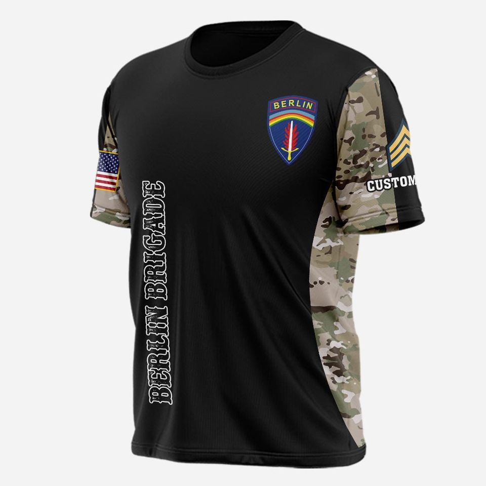 Customized Army Divisions 3D T-Shirt