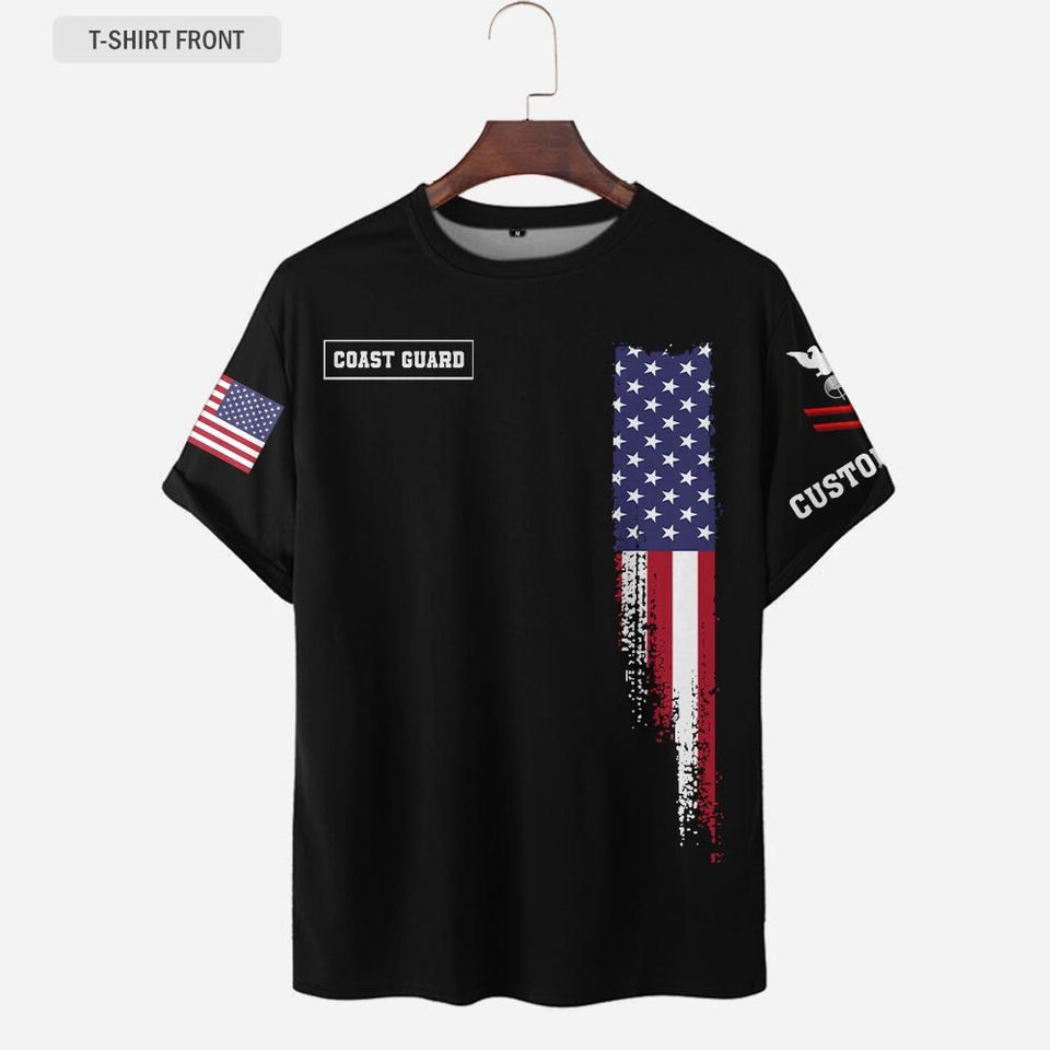 Customized U.S. Coast Guard Eagle Claws 3D T-Shirt