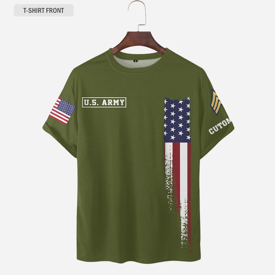 Customized U.S.Army Veteran 3D shirt