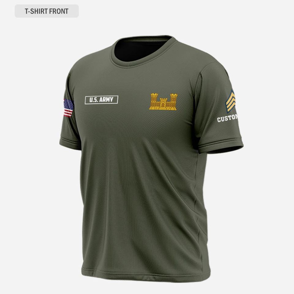 Customized Army Branches 3D Shirt