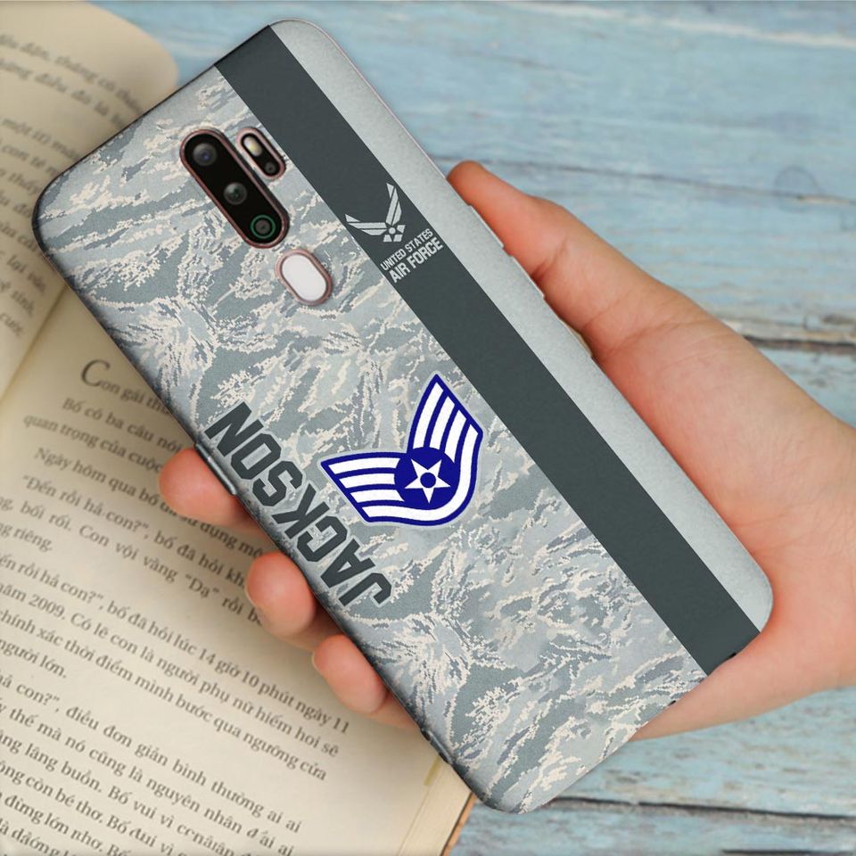 Customized U.S. Veteran Camouflage Phone Case