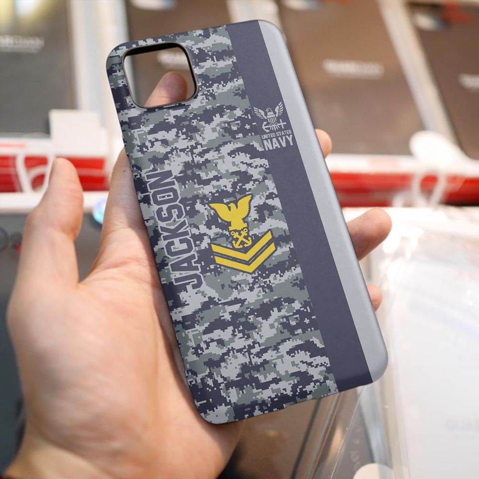 Customized U.S. Veteran Camouflage Phone Case