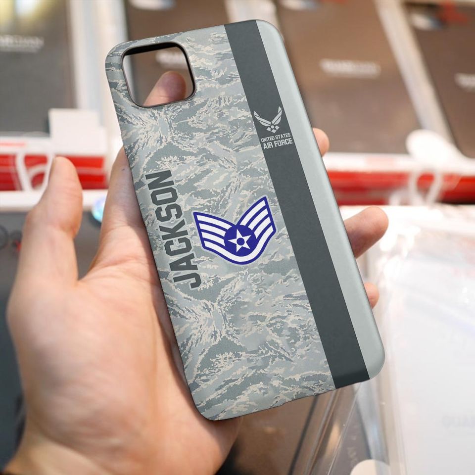 Customized U.S. Veteran Camouflage Phone Case