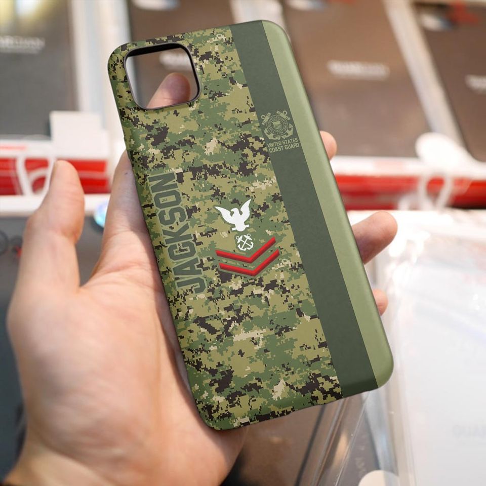 Customized U.S. Veteran Camouflage Phone Case