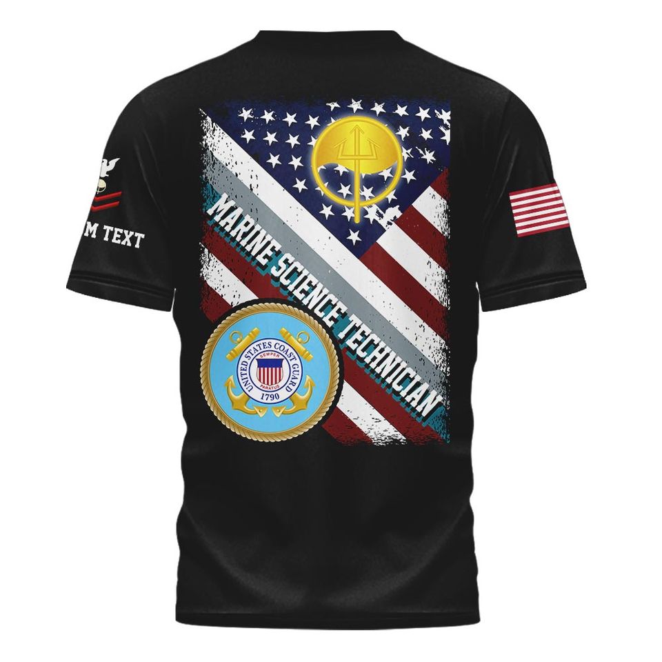 Customized Coast Guard Rating T-Shirt