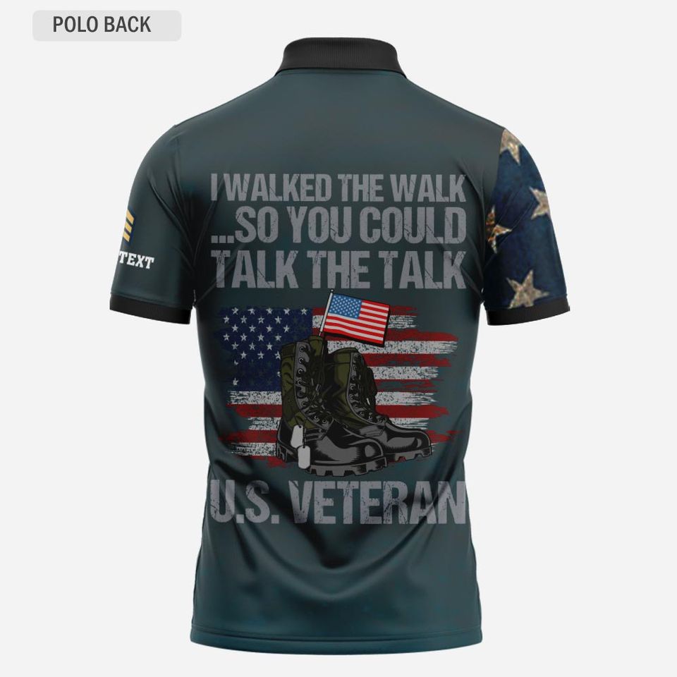 Customized AM Divisions 3D Polo Shirt