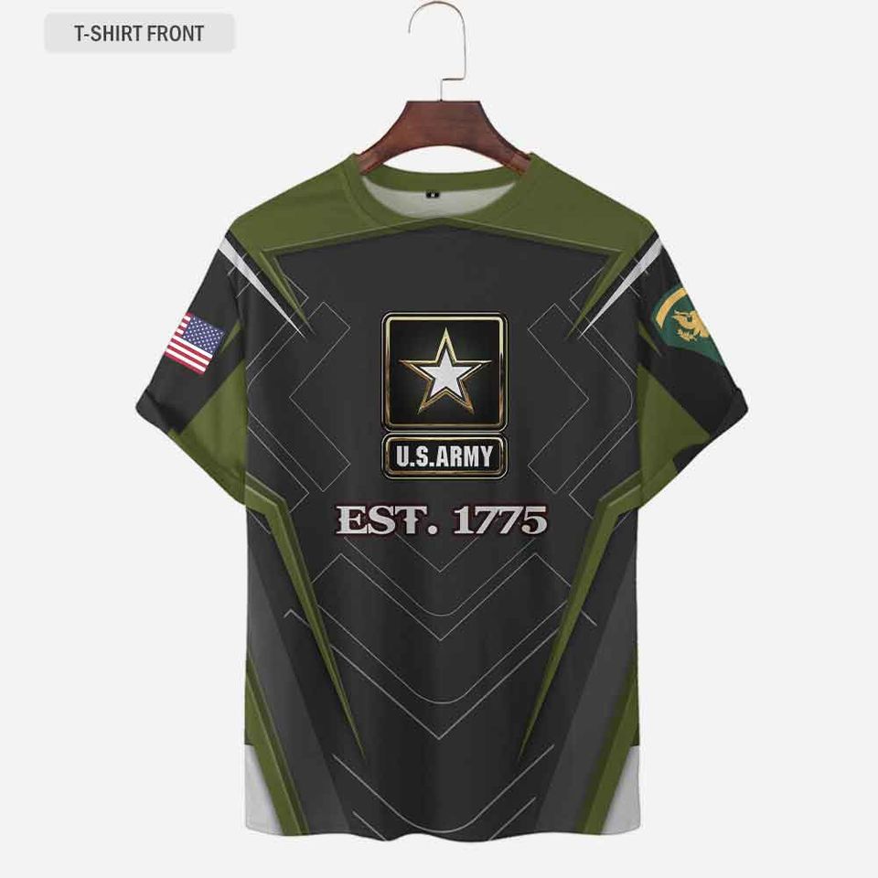 Customized U.S. Army Veteran 3D Shirt