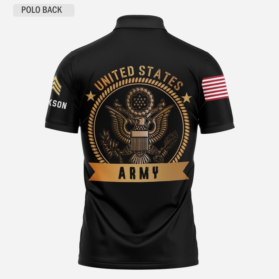 Customized United States Military – Polo Shirt