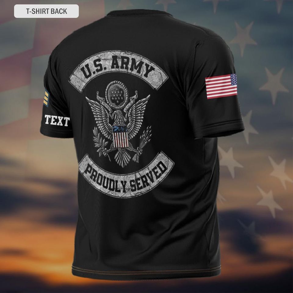 Customized US Military Memorial Day 3D T-Shirt