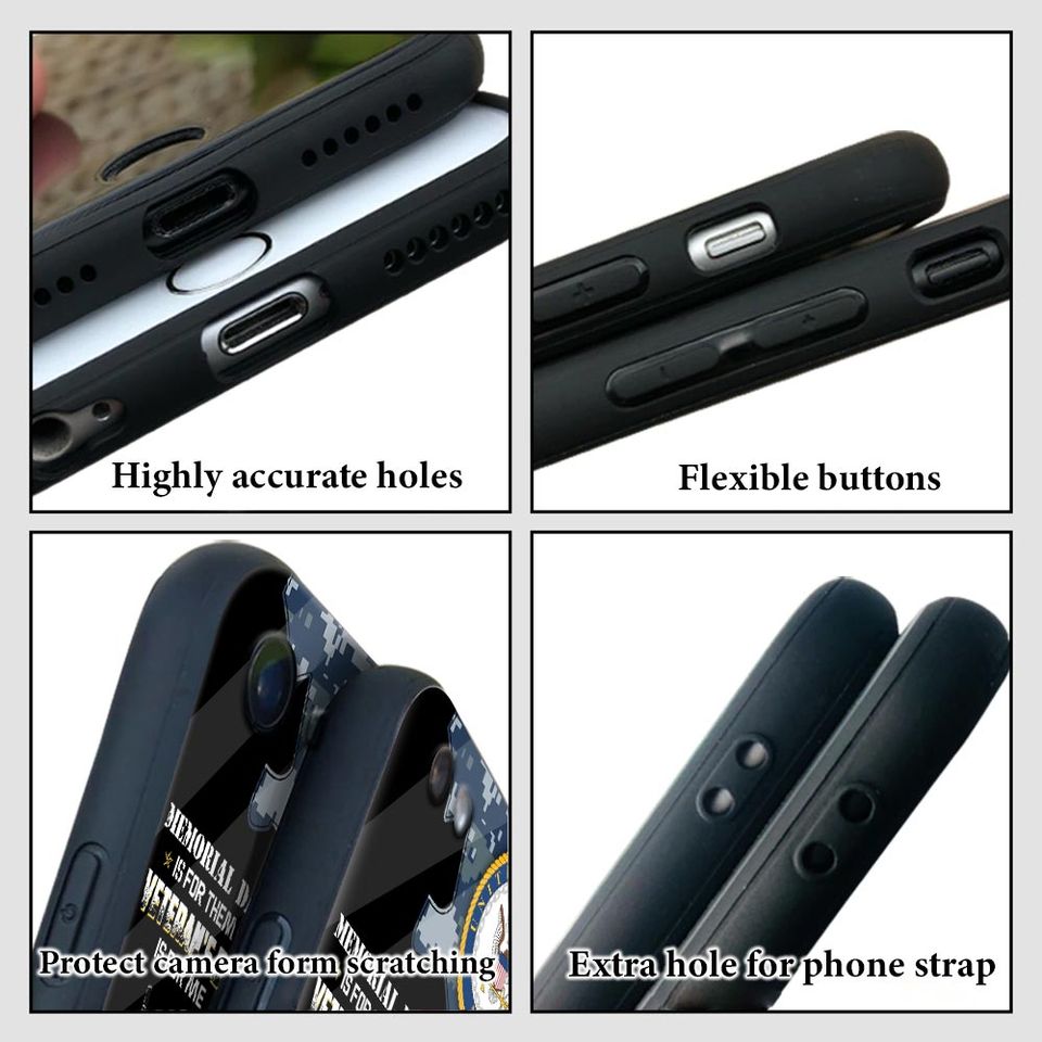 Customized US Navy Ratings Memorial Day Is For Them Veteran’s Day Is For Me Phone Case