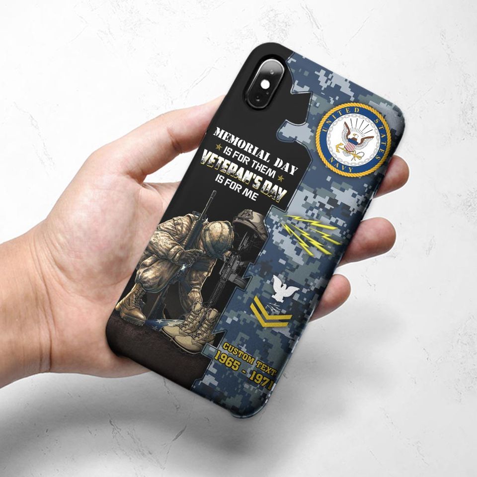 Customized US Navy Ratings Memorial Day Is For Them Veteran’s Day Is For Me