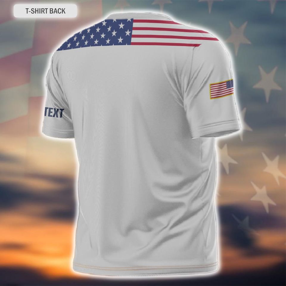 Customized U.S. Veteran 3D T-Shirt
