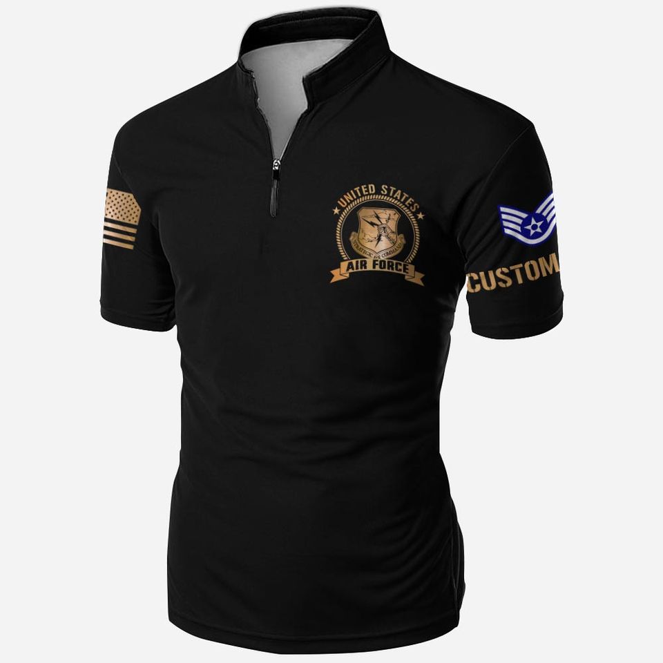 Customized USAF Command Bowling Jersey - Never Underestimate An Old Man With A DD-214