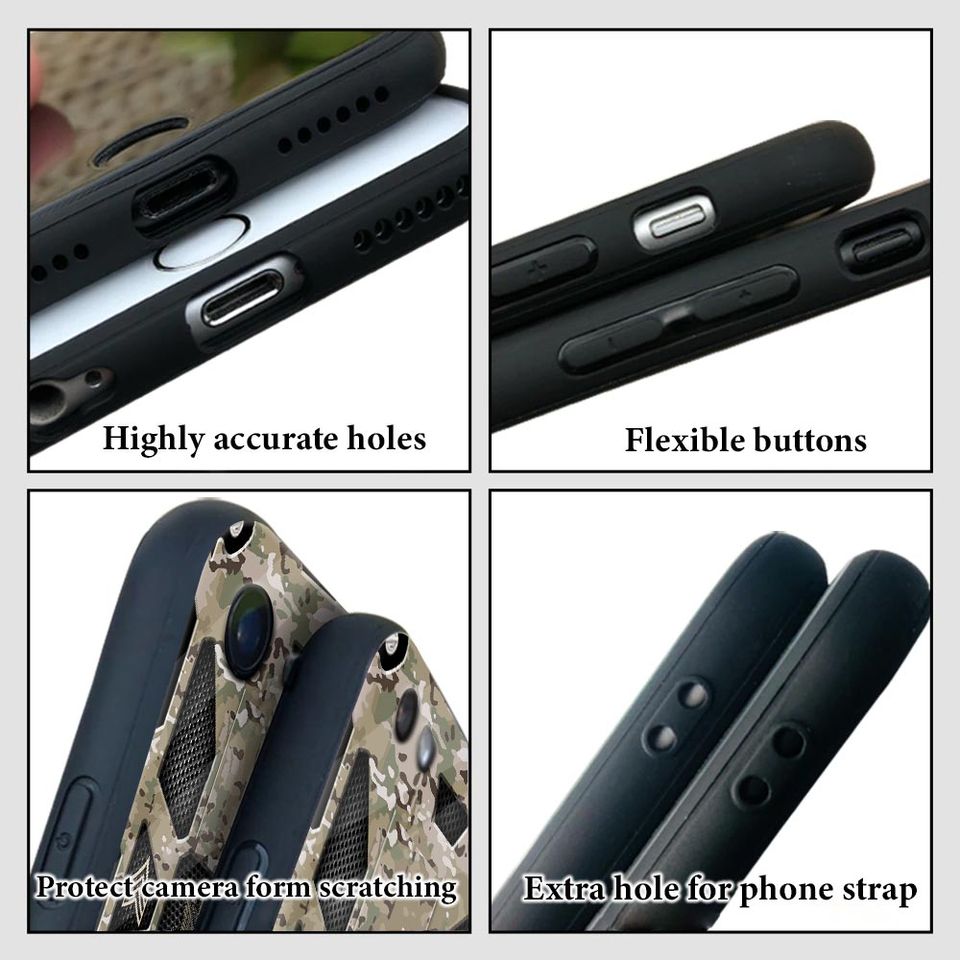 Customized US Veteran Camouflage Pattern Phone Case