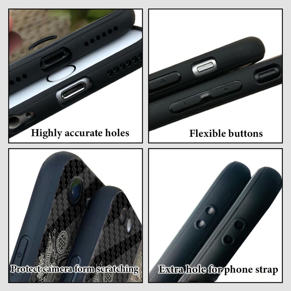 Customized US Veteran Camouflage Pattern Phone Case