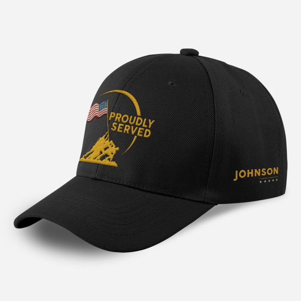 Customized Raising The Flag On Iwo Jima Embroidered Baseball Cap