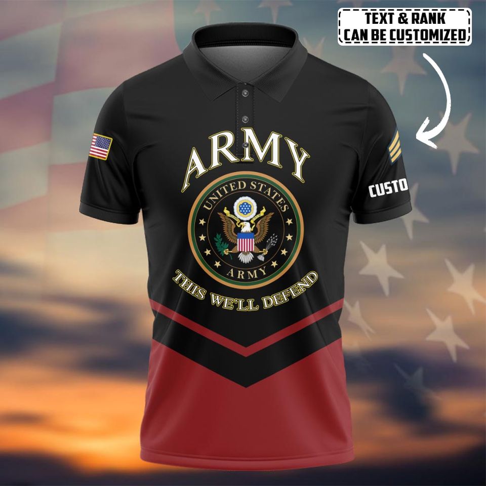 Customized U.S Veteran – Polo Shirt
