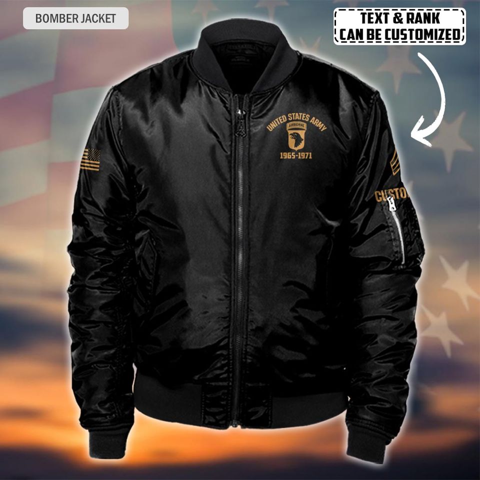Customized U.S Veteran Army Divisions Bomber Jacket