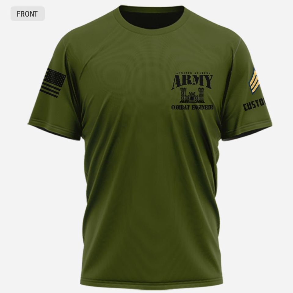 Customized Army Branches 3D Shirt