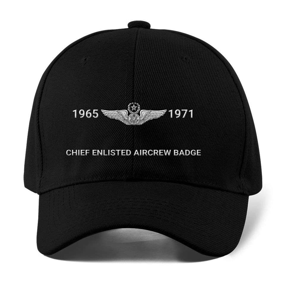 Chief Enlisted Aircrew Badge Embroidered Baseball Cap