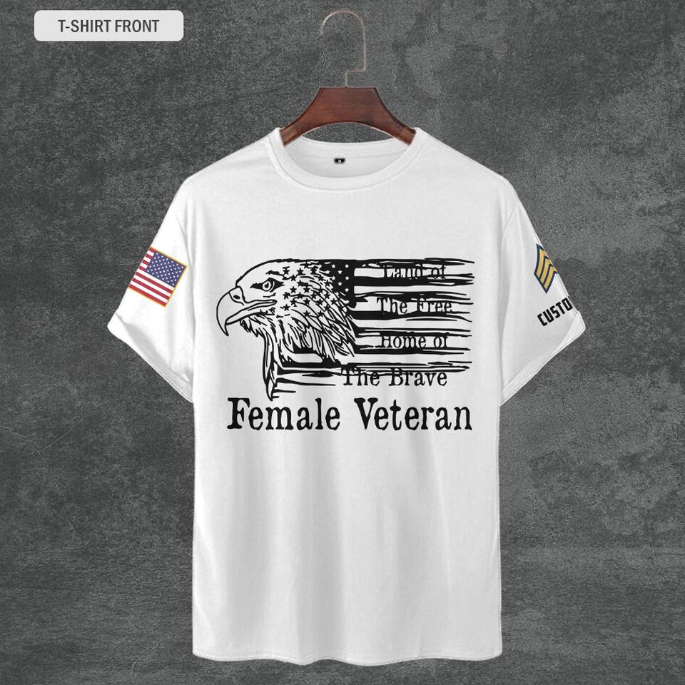 Customized Eagle U.S. Female Veteran