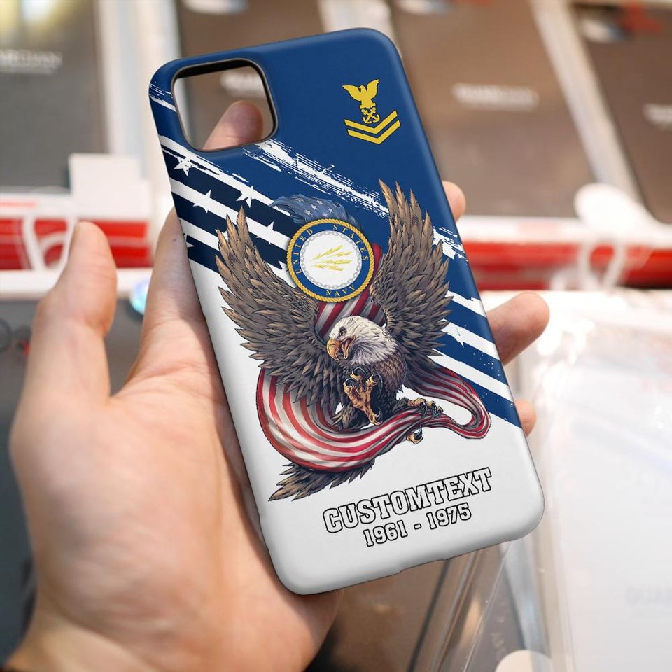 Customized Navy Insignias Phone Case