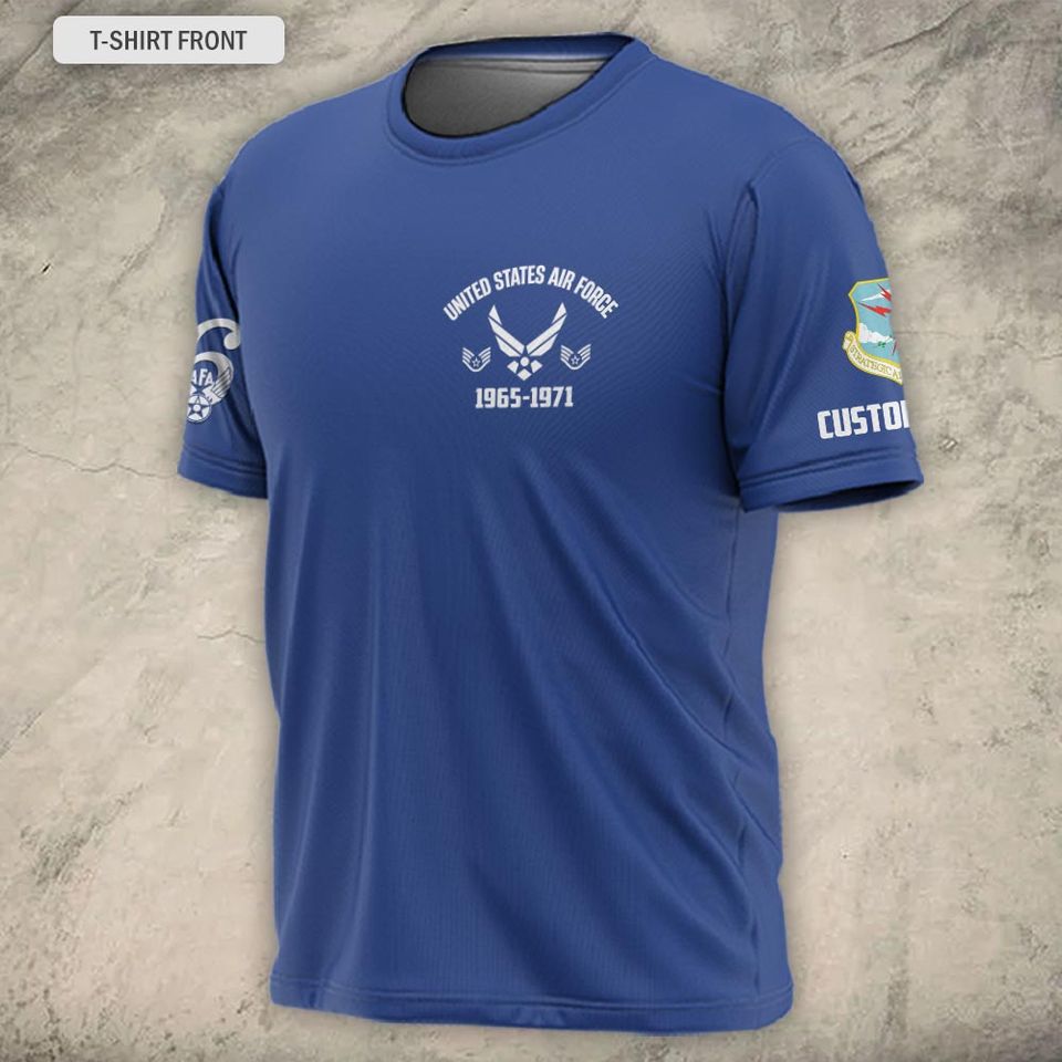 Customized US AirForce 76th Anniversary 2023 3D Tshirt