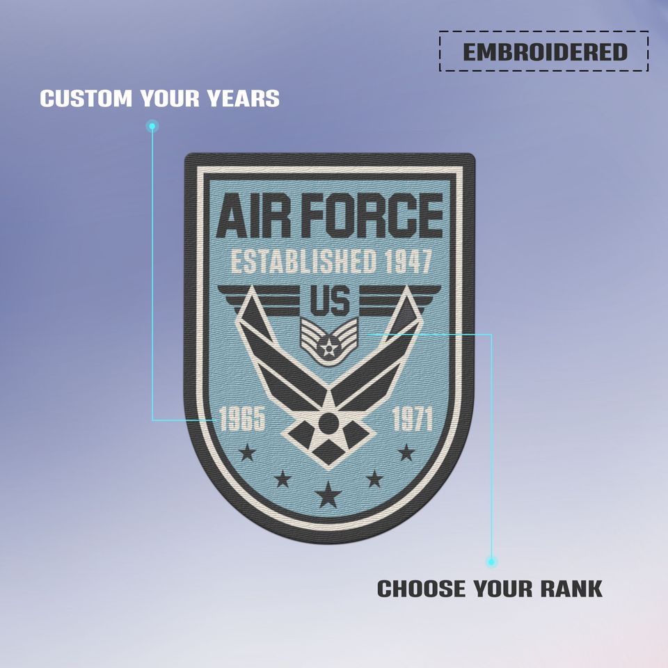 Customized 76th U.S. Air Force Birthday Collection Embroidered Baseball Cap