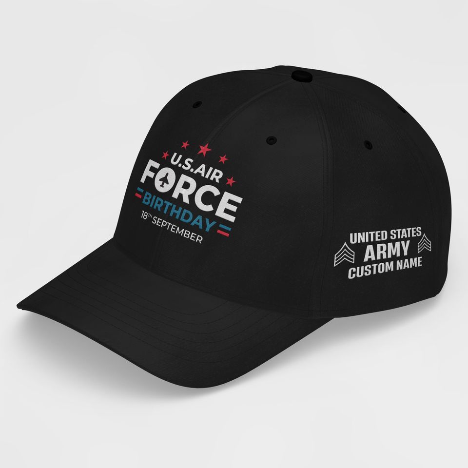 Customized 76th U.S. Air Force Birthday Embroidered Baseball Cap