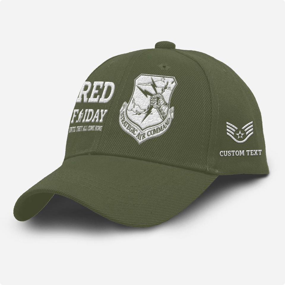 Customized USAF Commands Embroidered Baseball Cap