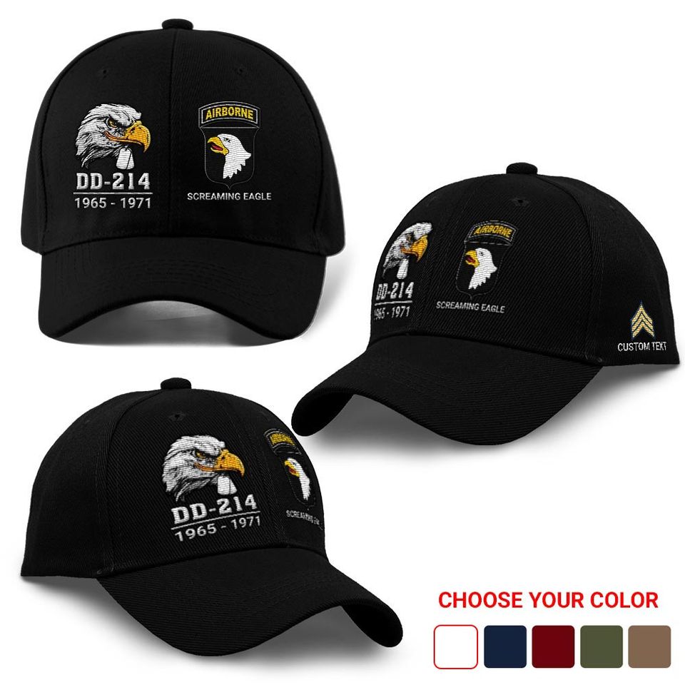 Customized Army Units Embroidered Baseball Cap