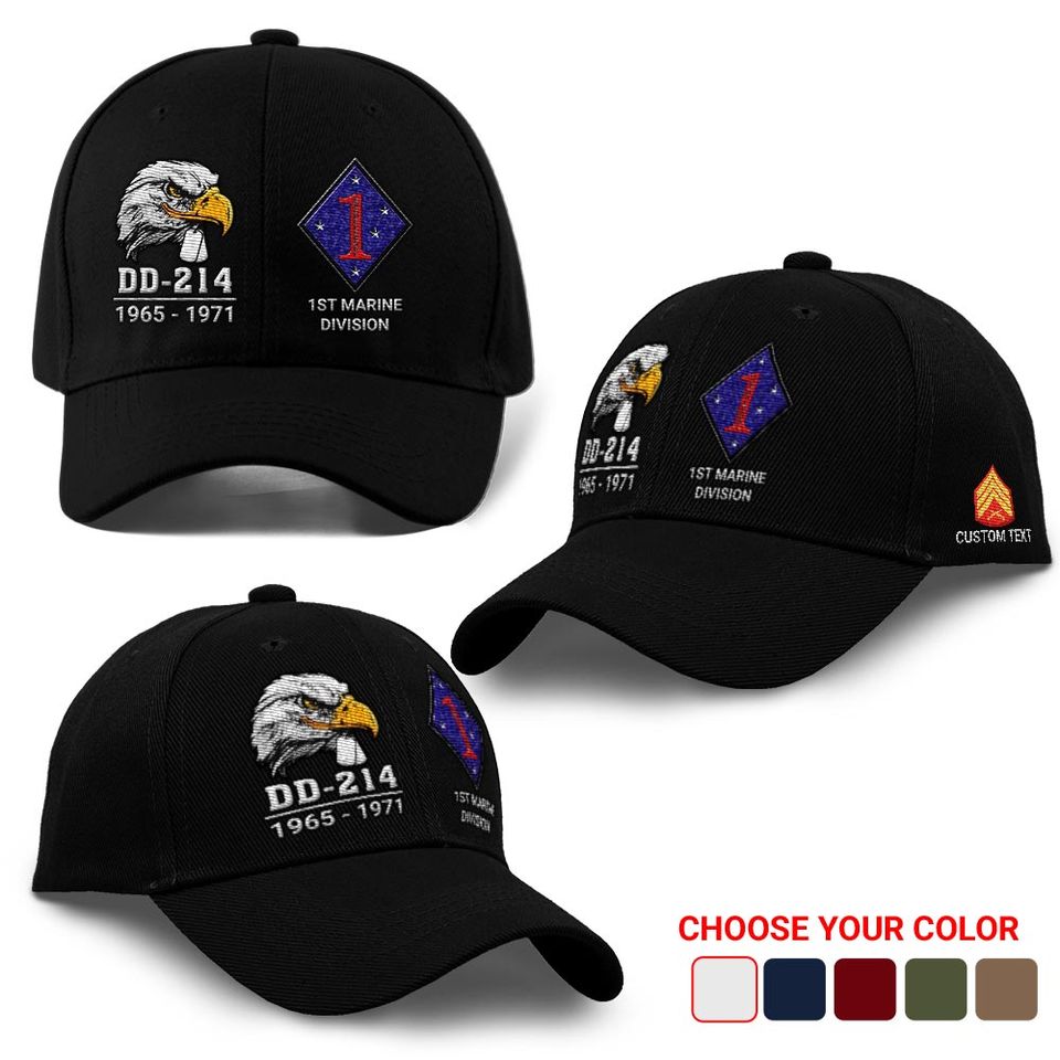 Customized Marines Insignias Embroidered Baseball Cap