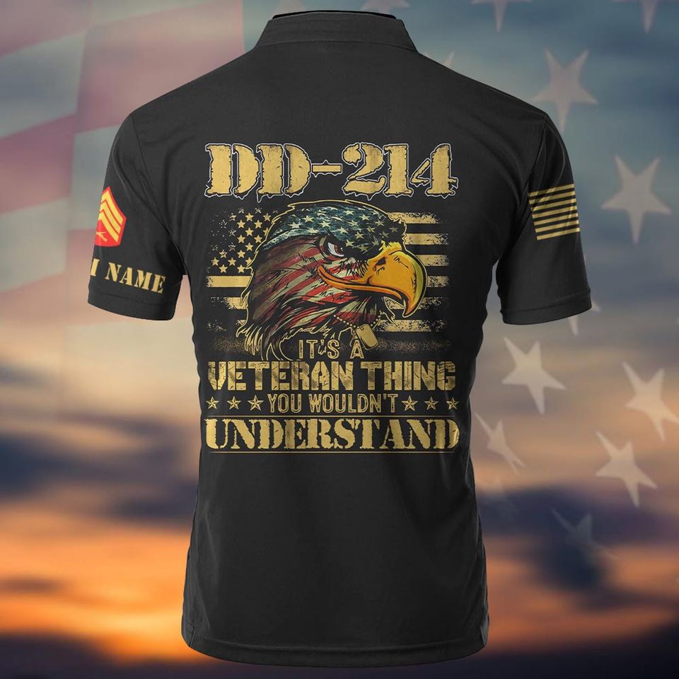 Customized DD-214 Veteran Shirt