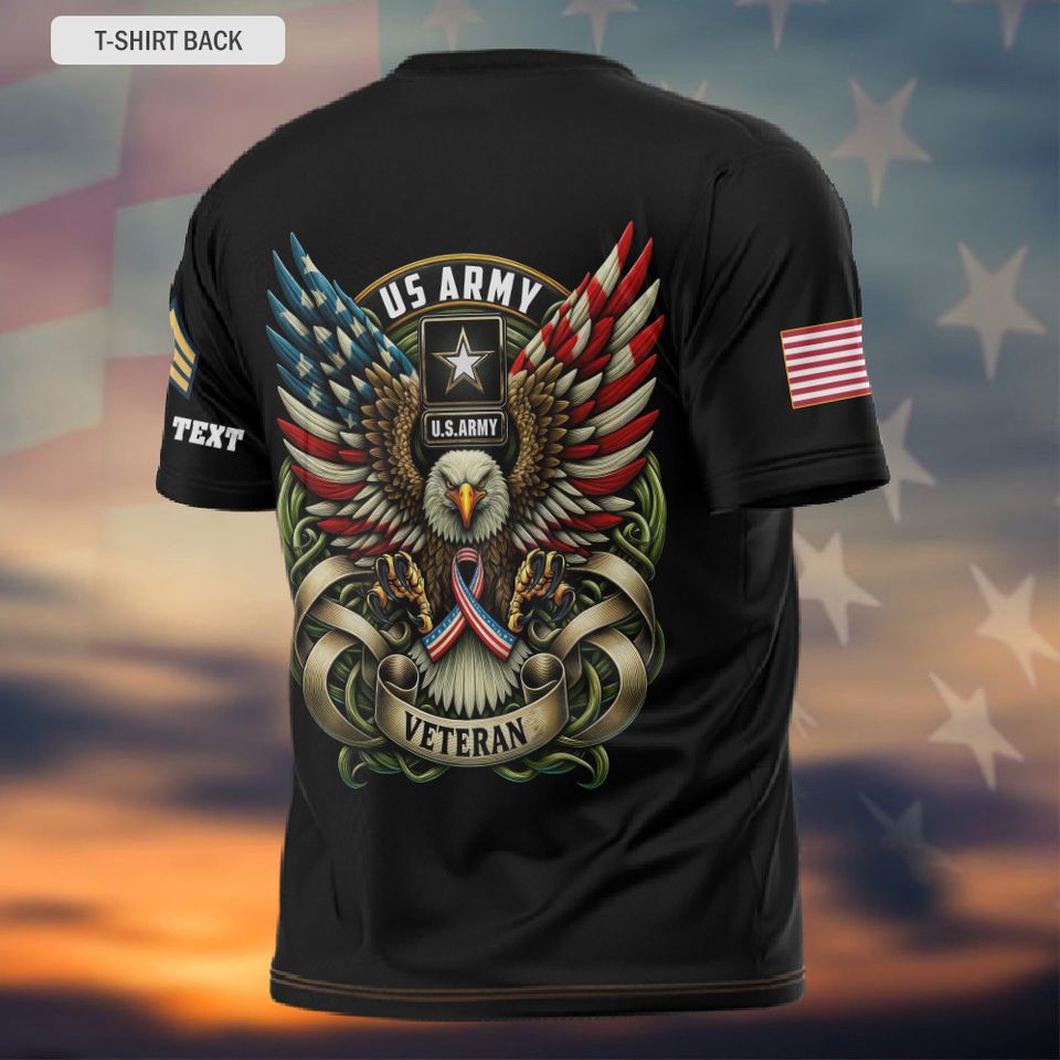 Customized Veteran Shirts 3D Shirts
