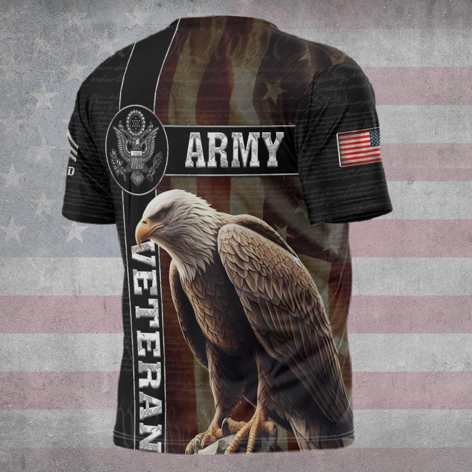 Patriotic Veterans Tribute 3D T-Shirt