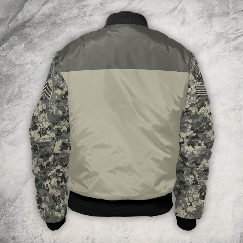 Customized US Military Camouflage Bomber Jacket