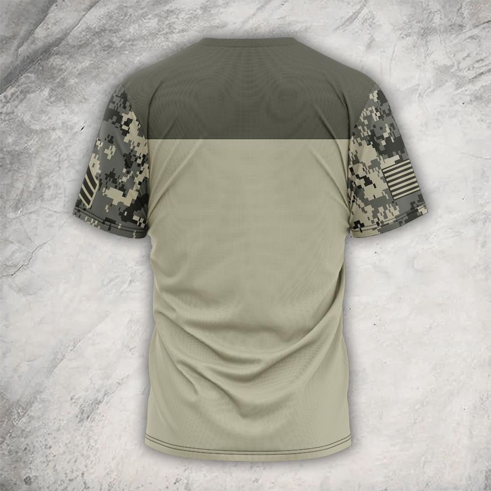 Customized US Military Camouflage 3D T-Shirt