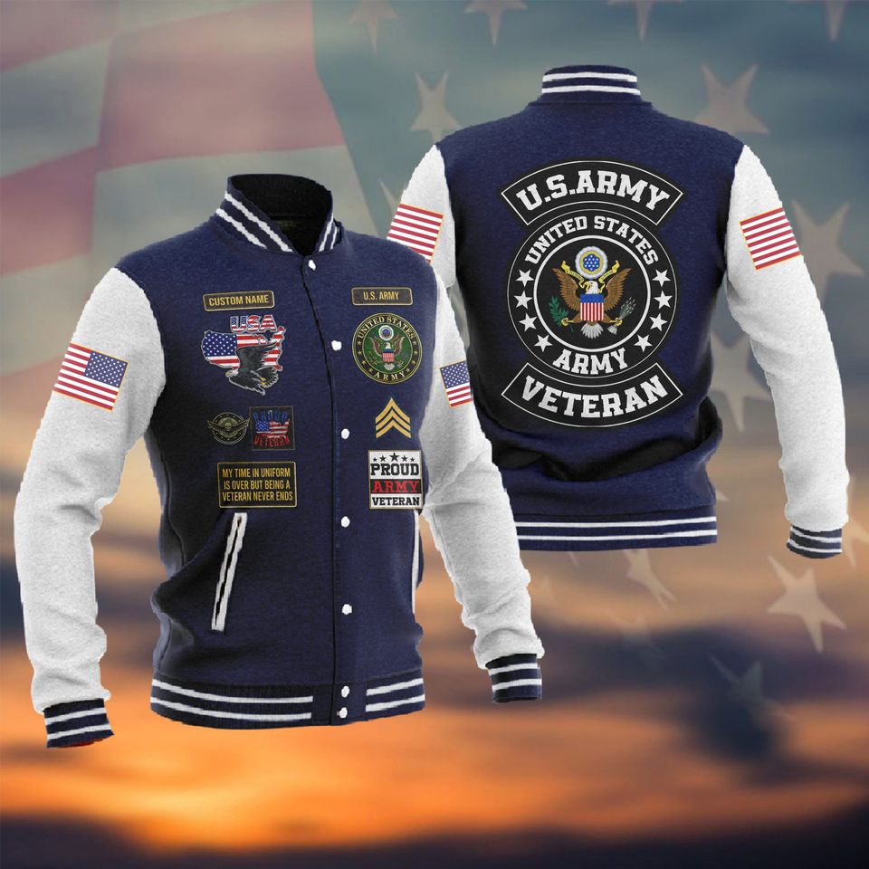 Customized US Army Veteran Jacket