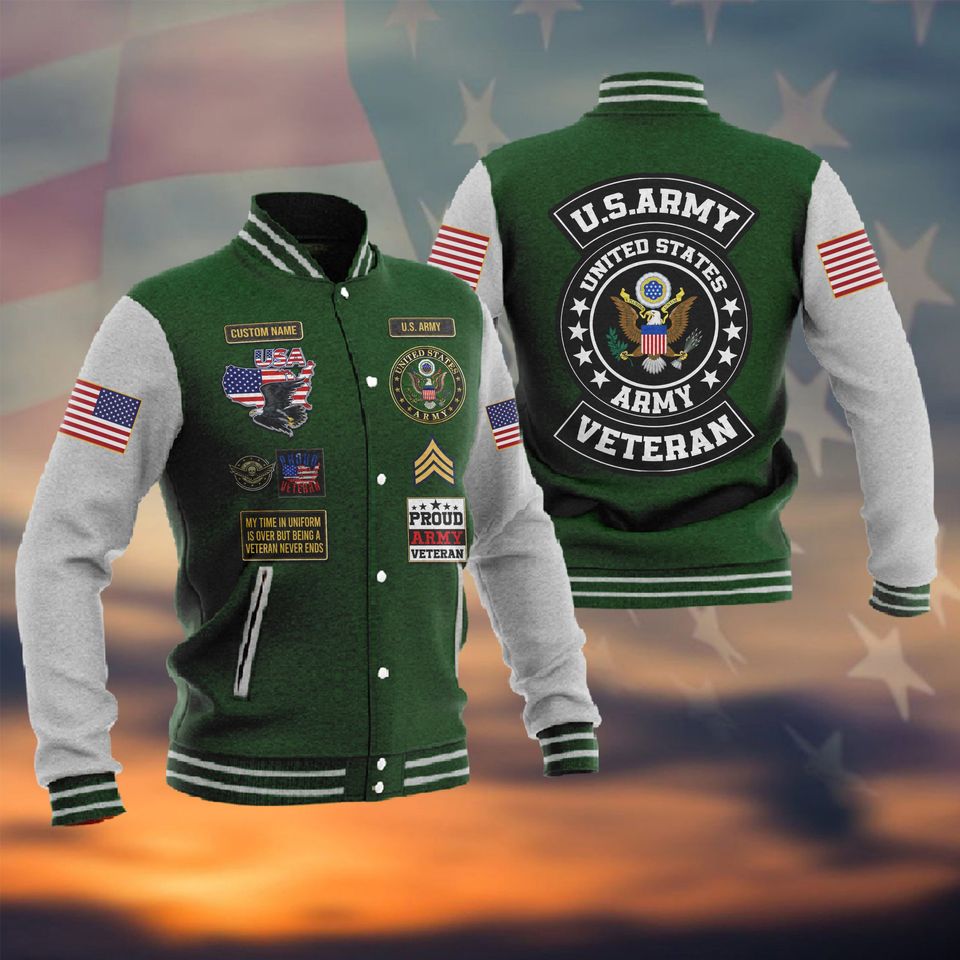 Customized US Army Veteran Jacket