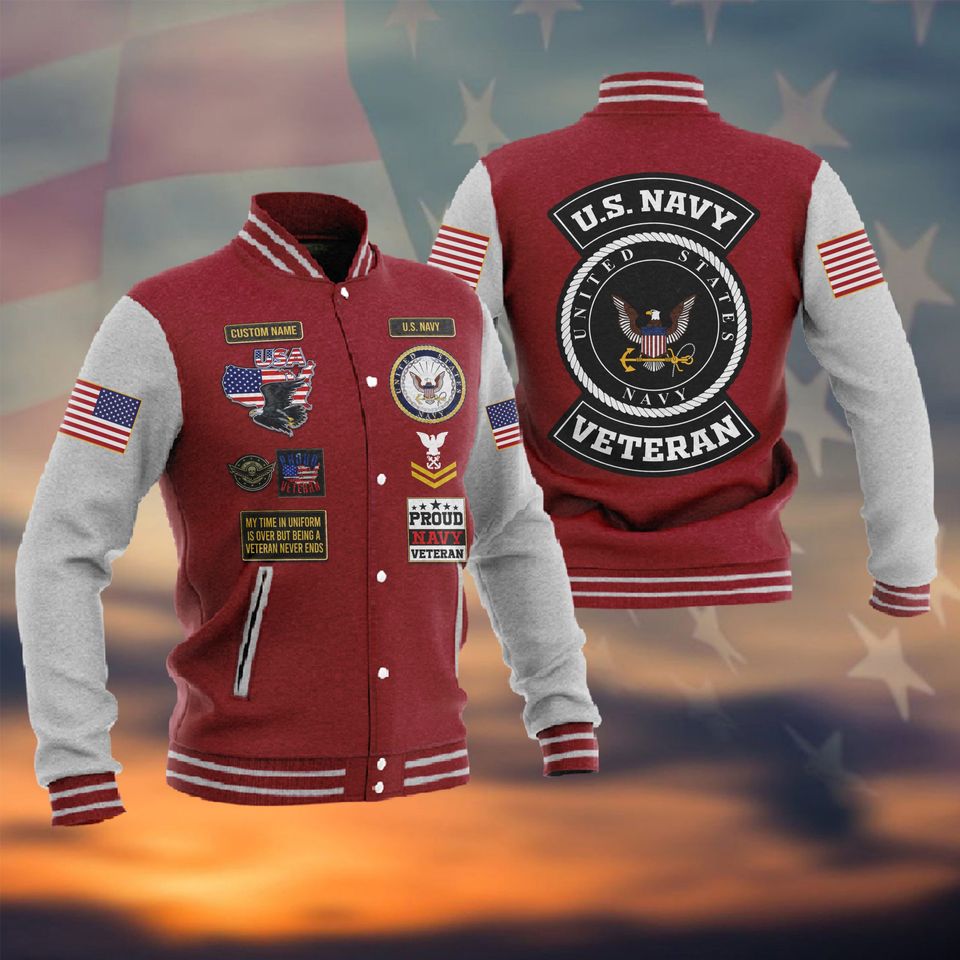 Customized US Navy Veteran Jacket