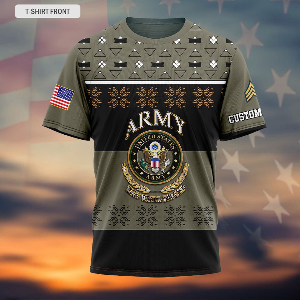 Customized US Military 3D T-Shirt